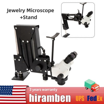 Micro Inlaid Multi-directional Micro-set Stereo Zoom Microscope Jewelry Machine