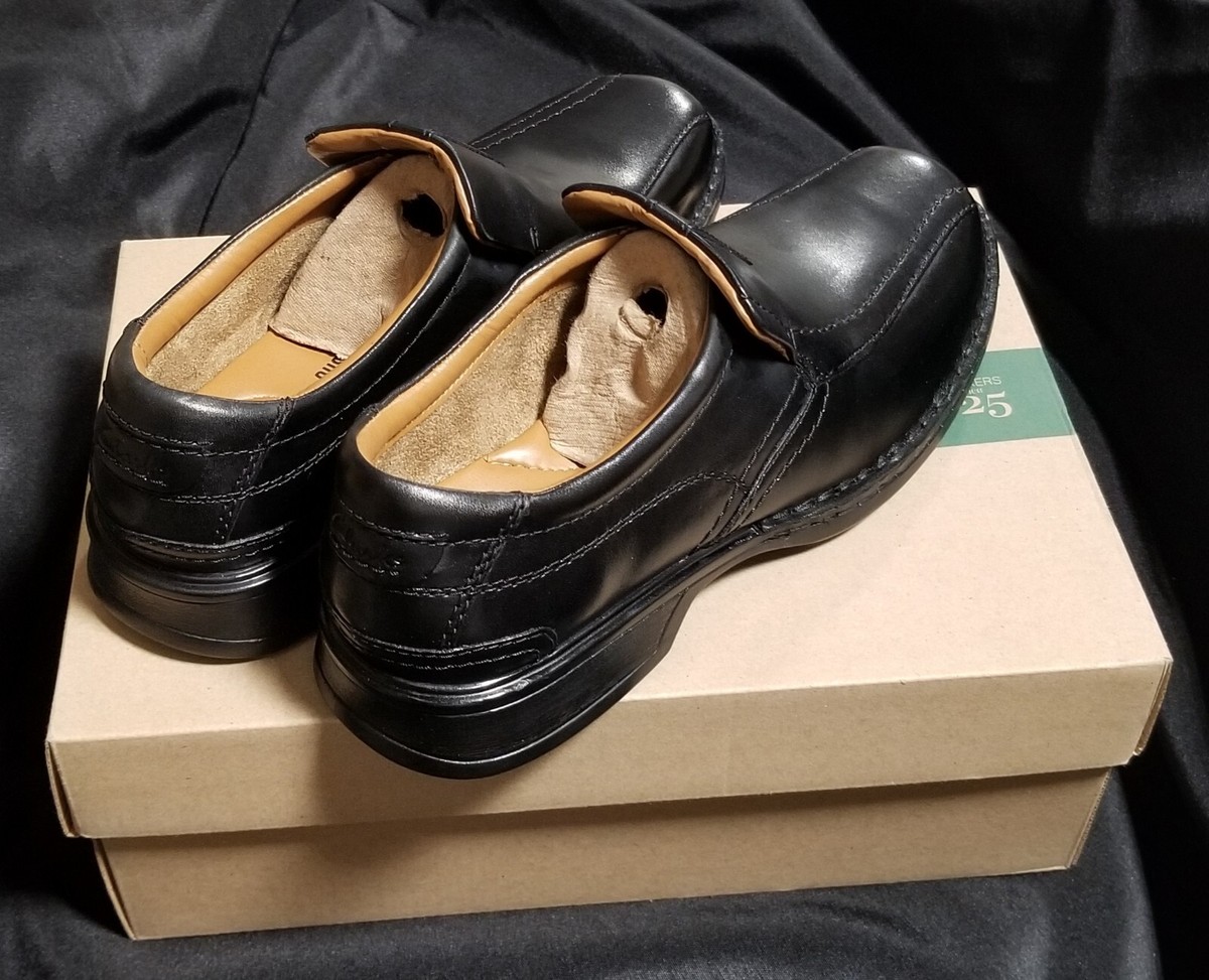 Clarks Herren Escalade Step Slipper – Bequeme Halbschuhe Aus Leder | Schlupfschuh Mit Elastischem Einsatz