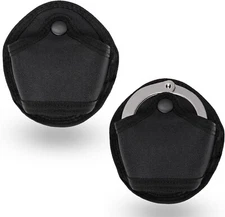 2 Pack Handcuff Holster Case Fit Hinged Chain Tactical Molle Asp Handcuff Pouch