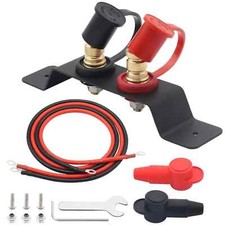 Battery Jump Post Kit Remote Terminals Jumper Post with 47 inch 6 AWG Cable a...