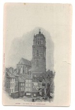 rodez la tour de la cathédrale  