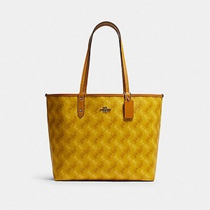 coach yellow tote