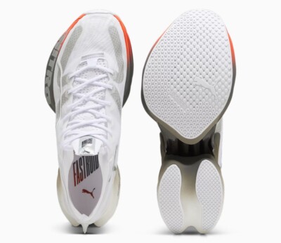 $350 Puma Fastroid White Silver Sneakers Running Shoes 