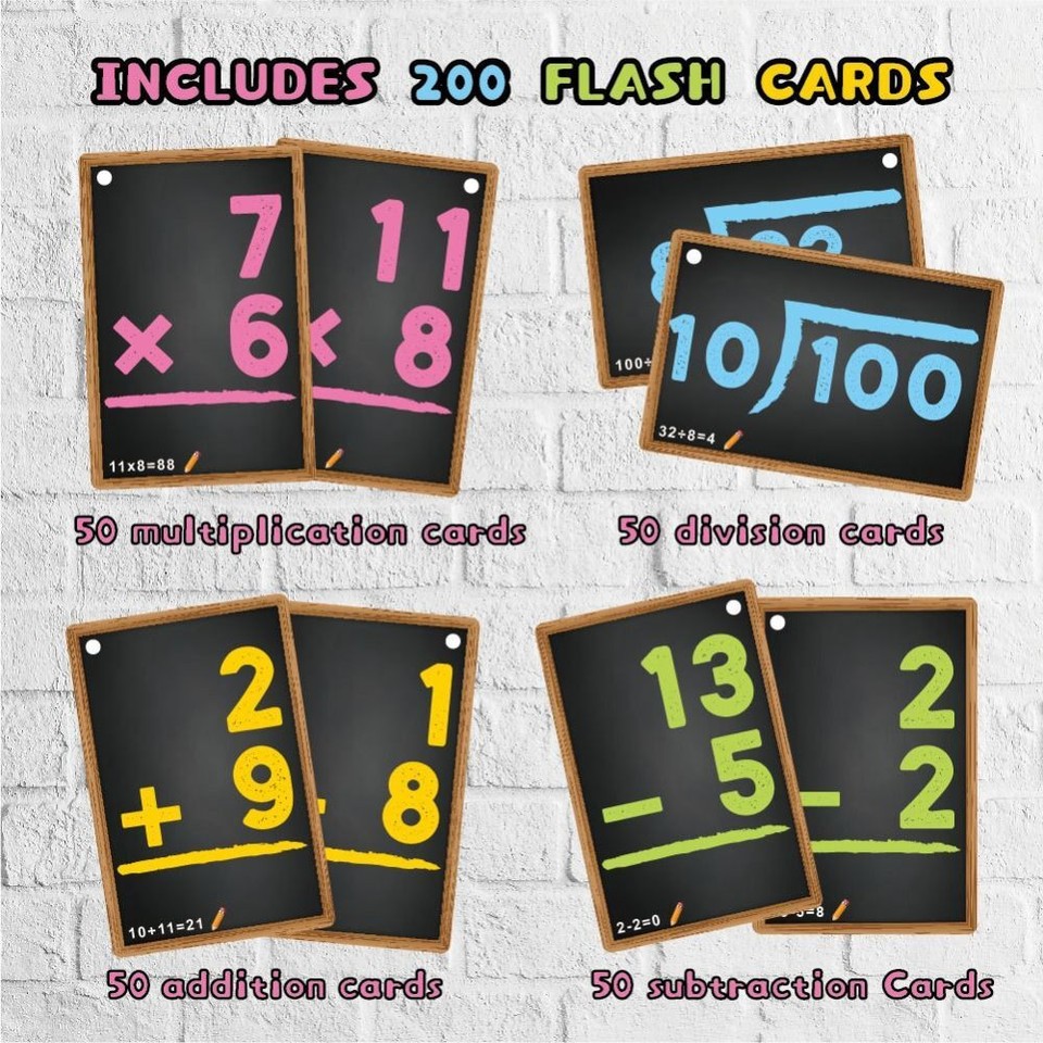 Early Education Math Teaching Flash Cards Math Teaching Aids School