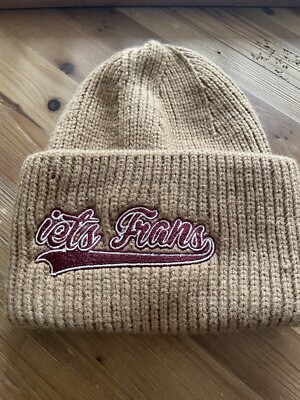 Iets Frans Ribbed Cuffed Knit Hat Mocha