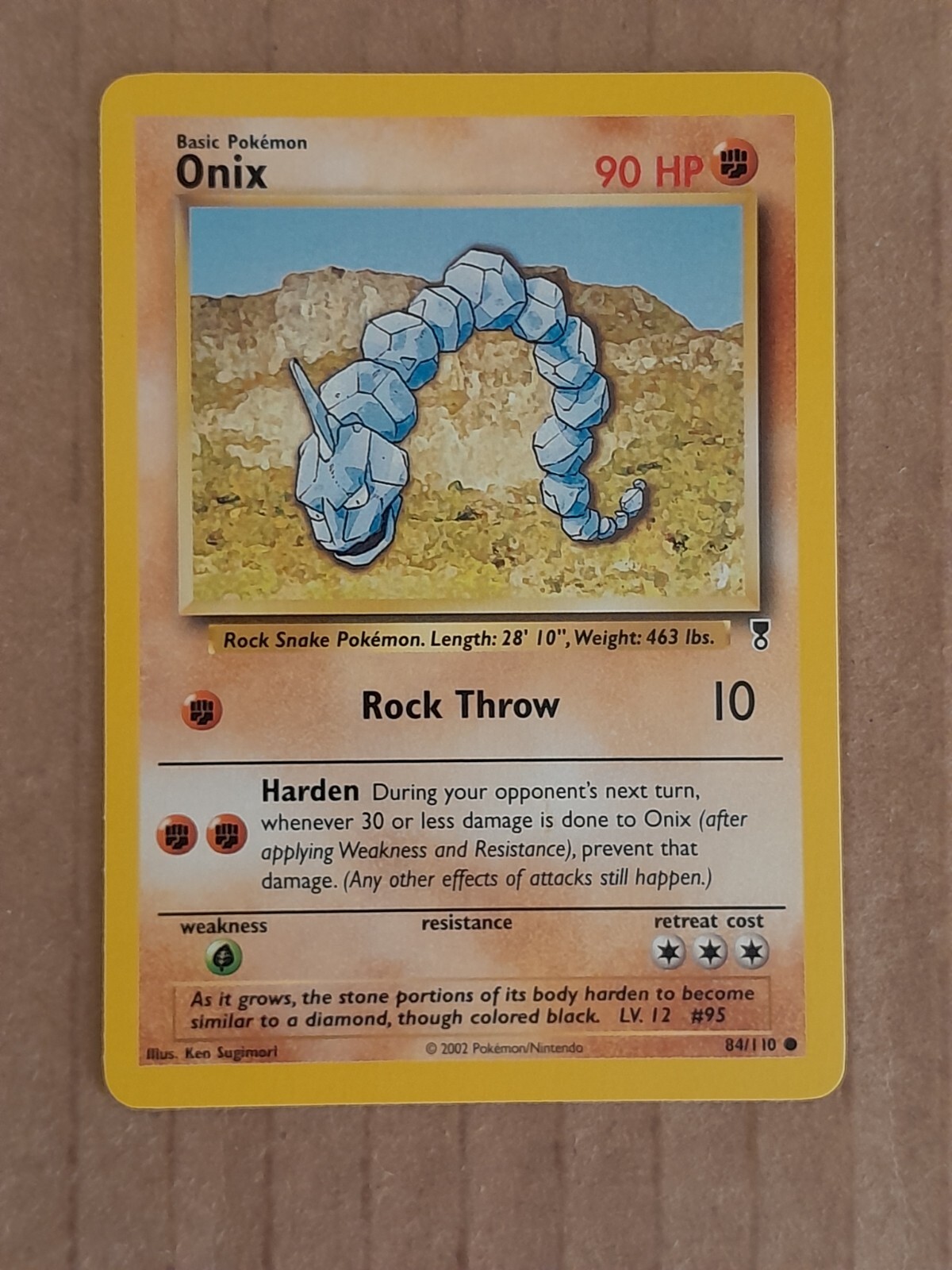 Pokemon Onix 84/110 Legendary Collection Near-Mint See Pictures