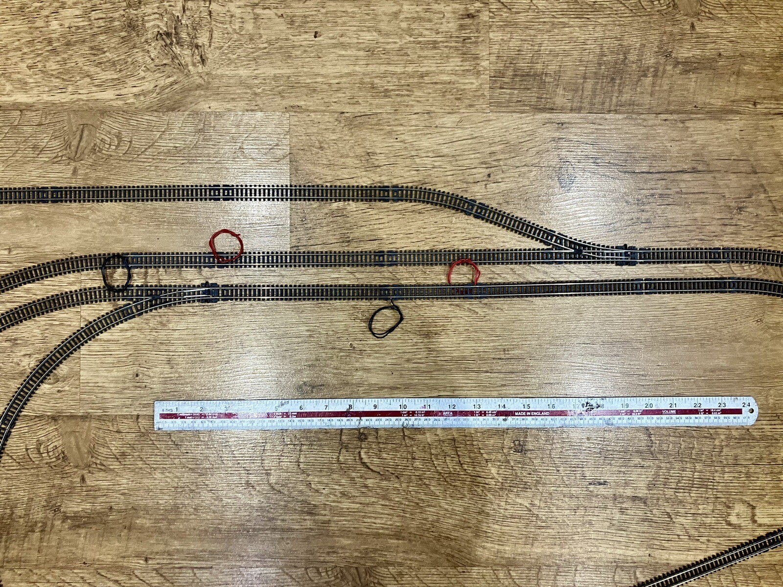 Large Peco N Gauge Track Set. VCG. R3/R4 Ovals, Crossover, Siding
