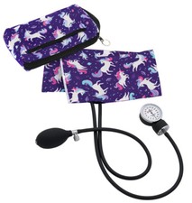 Prestige Medical Blood Pressure Cuff  Case Unicorns Violet  NEW PRINT 