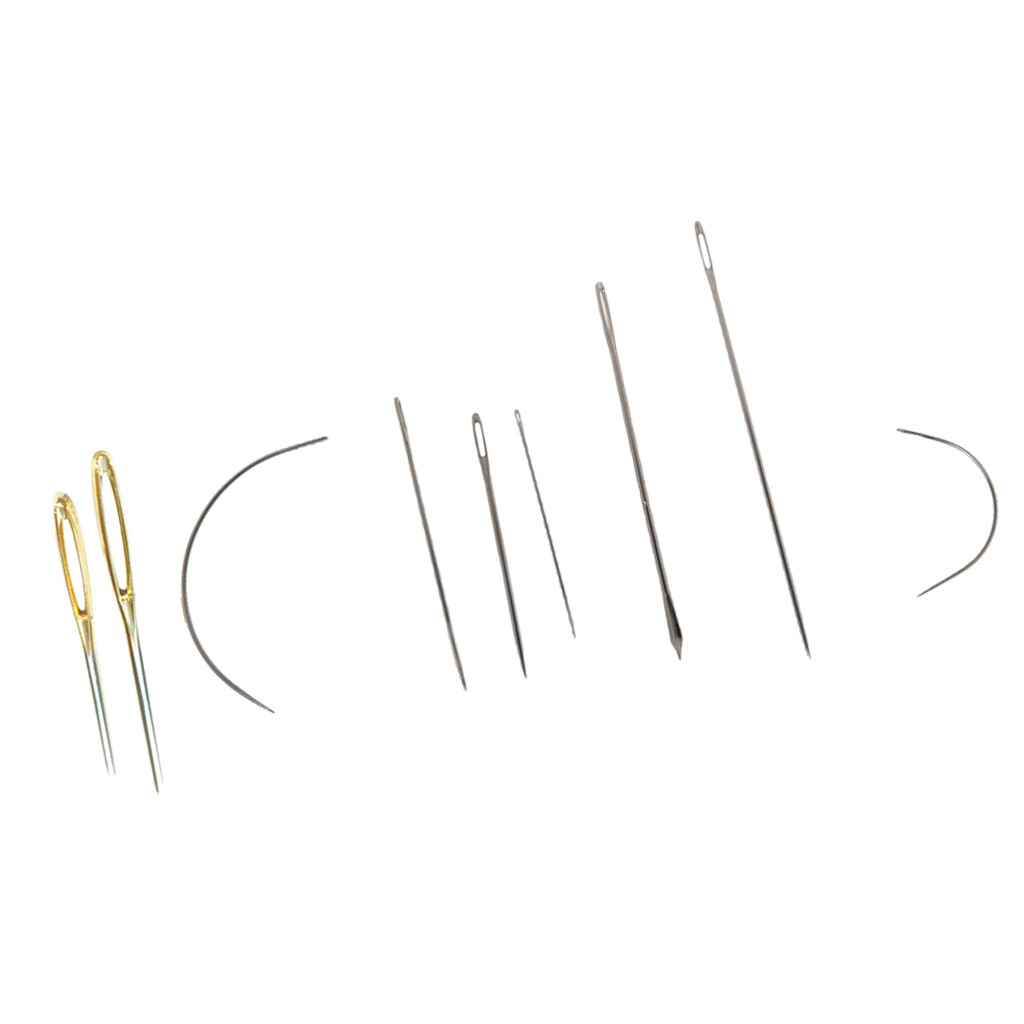 9pcs Heavy Duty Hand Sewing Needles Kit for Upholstery Carpet Leather
