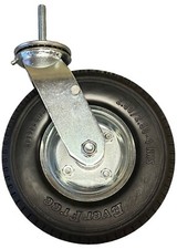 8" x 2-1/2" Pneumatic Swivel Caster B1 Threaded Stem