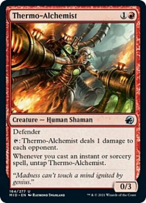 4 THERMO-ALCHEMIST ~mtg NM-M Innistrad: Midnight Hunt Unc x4