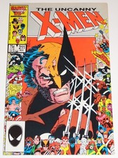 Uncanny X-Men #211 - Marvel 25th Anniversary Wolverine Cover - Mutant Massacre