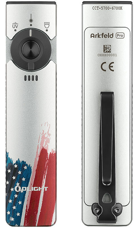 Olight Arkfeld Pro Stars & Stripes & Oclip Pro Stars