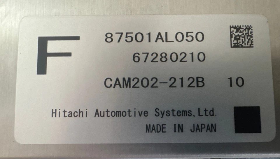 Subaru Legacy Outback 2017 vista cámara frontal 87501AL050 OEM 1207 k Foto 4 de 4