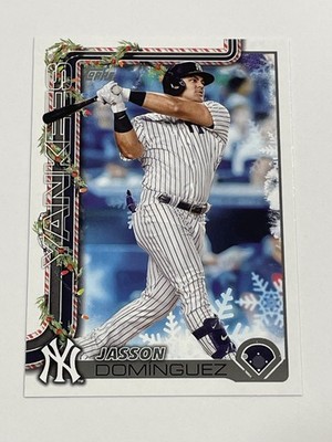 2025 Topps Holiday Baseball #H10 - Jasson Domínguez - New York Yankees