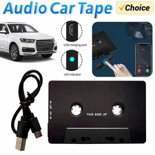 1PC Bluetooth 5.0 Car Audio Stereo Cassette Tape Cassette Player Handsfree MP3