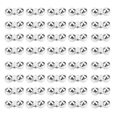 40Pcs Portable ABS Double Rattle Sea Fishing Attractor Bell Beads Accessory for