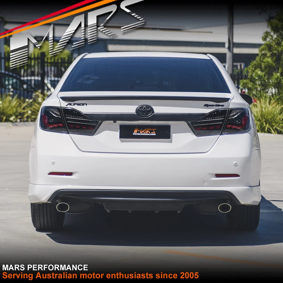 Smoked LED OLED Sequential Indicator Tail lights for Toyota Aurion 2012-2017 - image 4 of 4