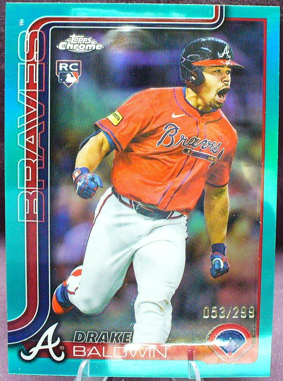 DRAKE BALDWIN 2025 Topps Chrome Update #USC96 (RC)(#'d) /299 Teal Refractor