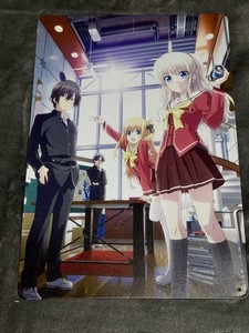 Charlotte Anime Metal Tin Sign Multicolor Wall Art Decor Medium Room Poster