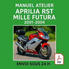 Manuel Atelier Aprilia RST Mille Futura 2001-2004 Revue Technique Moto RMT CD PD