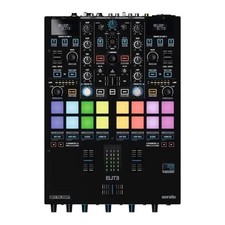 Reloop ELITE  DVS Mixer with Dual USB  OLED Displays  24-Bit Audio Interface