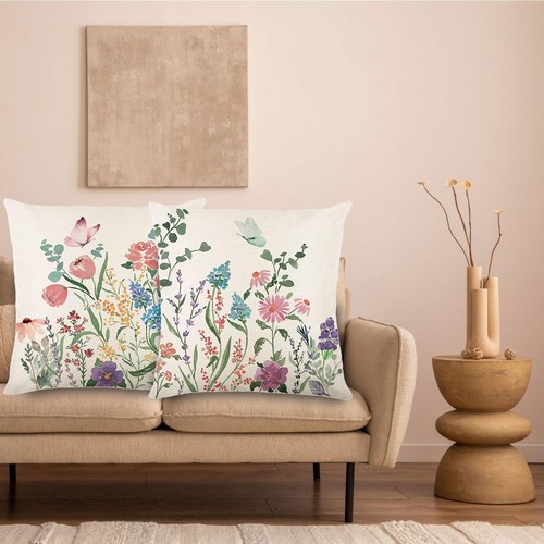 Spring Decorations for Home - Spring Pillow Covers 18x18, Outdoor Pillow Cove... - Picture 5 of 7