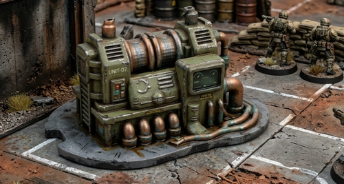 WWII Bunker für Warhammer 40k Sci Fi Industrial Maßstab 1:56 - Bild 18 von 39