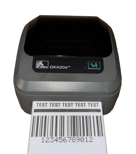 Zebra GK420d Etikettendrucker 203dpi Thermodirekt 4" USB Seriell DPD Royal Mail - Bild 2 von 8