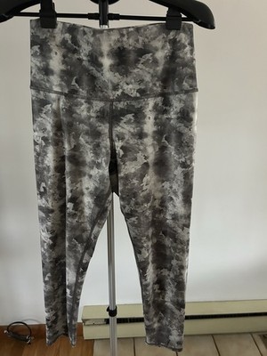 Evolution and Creation Mia Legging Women s L Gray/Black Tie Dye High Rise Ankle