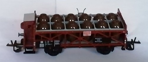 2achsiger Säuretopfwagen der DR für TT (TT-3158) | Zustand: Gebraucht