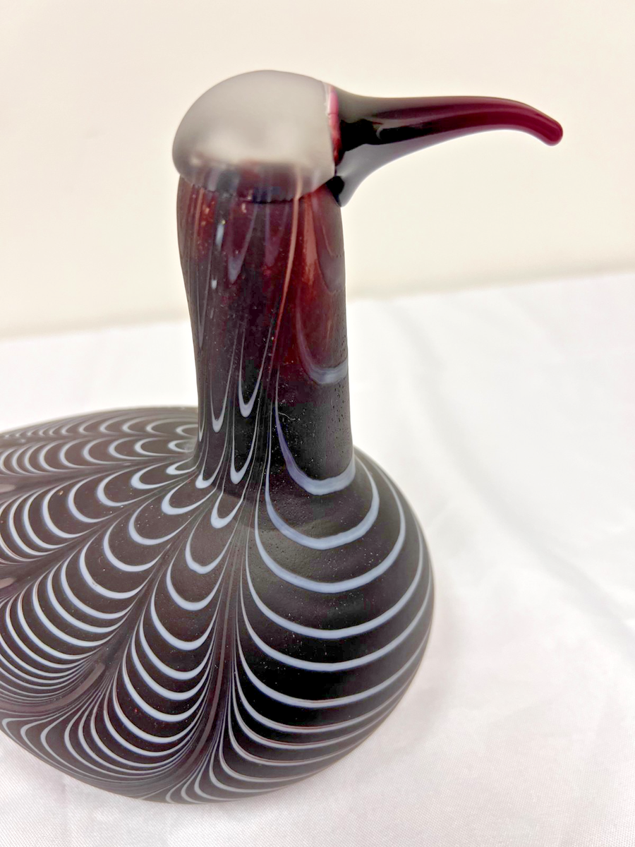 Birds by Toikka Curlew (Kuovi) large glass bird iittala Finland