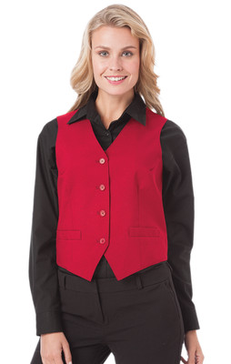 BG1265 Blue Generation Ladies' Teflon Treated Twill Bistro Vest