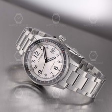 Orologio automatico Citizen Urban Military NJ0190-51A argento