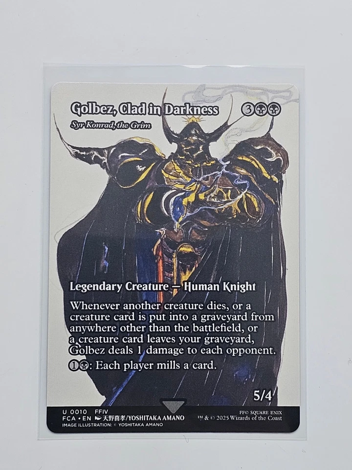 Golbez, Clad in Darkness - Syr Konrad, the Grim - #010 - Final Fantasy - MTG