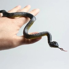 Fake Rubber Snake Toy, 45Cm Realistic Prank Trick Toy with Tongue Stick Out, Per