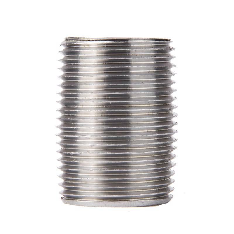 STZ Industries 1/4 in. MIP each X 1/4 in. D MIP Galvanized Steel Close Nipple