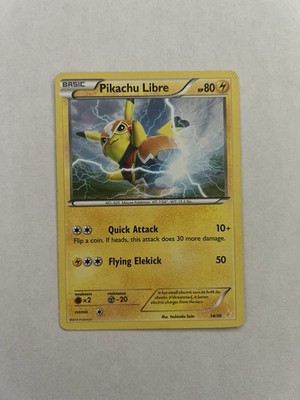 Pokemon Suicune 14/30 XY Trainer Kit Pikachu Libre & Suicune Non-Holo 100 HP