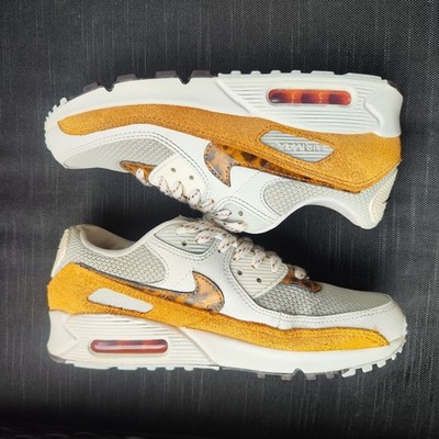 Nike Air Max 90 Sneaker beige orange -Dammen/Herren Gr.40,5. DQ9316-001