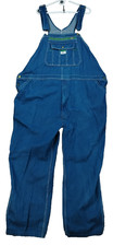 Liberty Men's 52x30 Rigid Denim Bib Overalls Workwear Blue Jumpsuit Carpenter