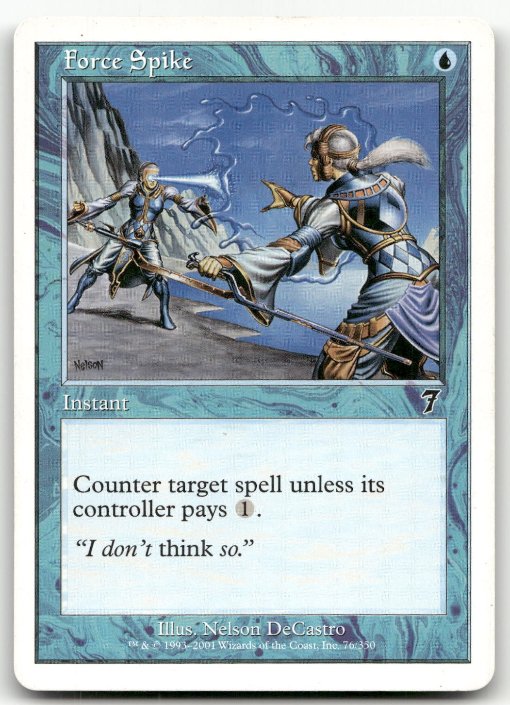 Force Spike #76 (LP) 7th Edition 7ED Magic MTG