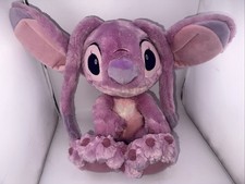 Disney Theme Park Lilo Stitch Angel 13" Plush Angel Girlfriend Pink Purple