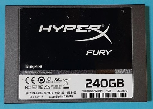 Server SSD 240GB SATA 6Gb/s 2.5" HyperX Fury – Kingston