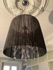 Pendelleuchte, Kronleuchter mit Organza