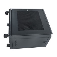 Secure 12U Wall Mount Server Rack Cabinet with Locking Door, 15.5'' Deep