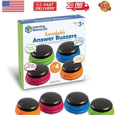 Recordable Answer Buzzers - Classroom Must Haves Supplies, Kids Toys, Sound E...