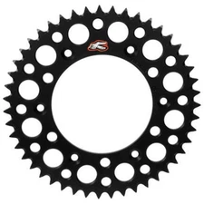 Renthal Rear Sprocket - Black - 44-Tooth 477U-520-44P-HA