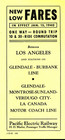 Pacific Electric Ry, FARES leaflet, L.A.-Glendale-Burbank, January 15, 1940 — photo 1
