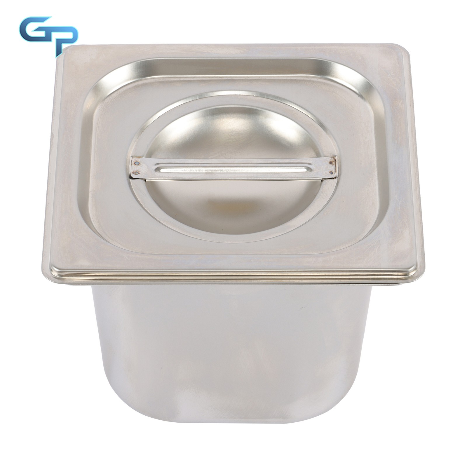 4 Pack 1/6 Size 6 Inch Deep Stainless Steel Hotel Pans - Commercial Food Pans