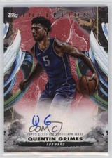 2024-25 Topps Inception Red 2/75 Quentin Grimes #AC-QG Auto j8o